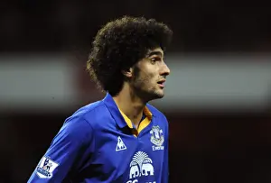 Framed Print : Tense Battle: Marouane Fellaini at Emirates Stadium - Arsenal vs. Everton, Barclays Premier League (10 December 2011) Framed Print : Tense Battle: Marouane Fellaini at Emirates Stadium - Arsenal vs. Everton, Barclays Premier League (10 December 2011)