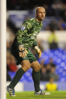 Carling Cup Prints: A Tense Moment at Goodison Park