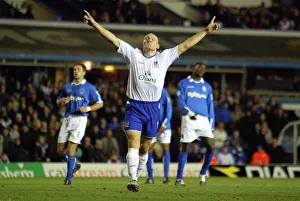 Birmingham 0 Everton 1 Gallery: Thomas Gravesen celebrates