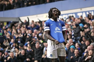 Everton 3 V Liverpool 3 : Goodison Park : 23-11-2013 Prints: Thrilling 3-3 Rivalry: Romelu Lukaku's Double Strike in the Everton vs Liverpool Derby (November 23)