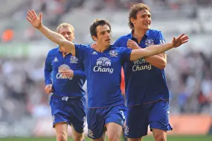 Thrilling Baines: Everton's Victory-Making Goal vs. Swansea City (Barclays Premier League, 24 March 2012)