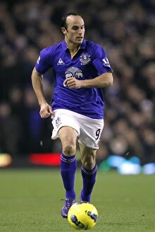 Images Dated 31st January 2012: Thrilling Debut: Landon Donovan at Everton vs Manchester City