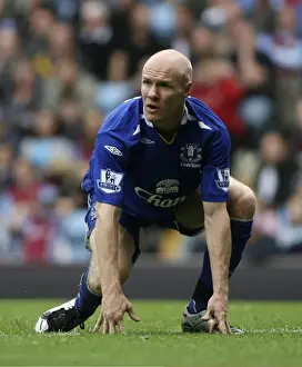Thrilling Moment: Andrew Johnson Scores Stunner for Everton Against Aston Villa, Premier League 2007