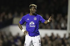 Thrilling Moment: Louis Saha Scores Stunner for Everton vs Fulham, Barclays Premier League (19 March 2011), Goodison Park
