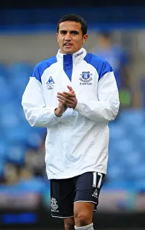 15 October 2011 Chelsea V Everton Prints: Thrilling Moments: Tim Cahill's Epic Performance at Stamford Bridge during Chelsea vs