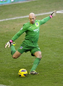 Everton 3 V Aston Villa 3 : Goodison Park : 02-02-2013 Prints: Thrilling Stalemate: Tim Howard's Heroic Performance - Everton 3-3 Aston Villa (Barclays Premier League)