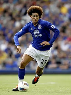Thunderous Performance: Marouane Fellaini at Goodison Park - Everton vs Aston Villa, Barclays Premier League (September 10, 2011)
