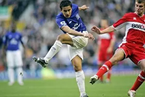 Everton vs Middlesbrough Collection: Tim Cahill