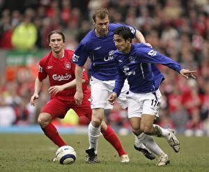 Liverpool v Everton Collection: Tim Cahill