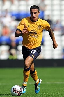 Images Dated 30th July 2011: Tim Cahill in Action: Everton vs Birmingham City (30 July 2011)