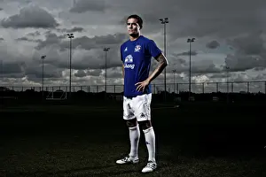 Tim Cahill Prints: Tim Cahill: Everton's Unforgettable Midfield Legend