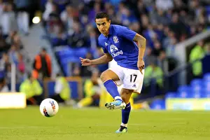 Pre-Season Friendly Prints: Tim Cahill at Goodison Park: Everton vs Villarreal (2011 Pre-Season Friendly)