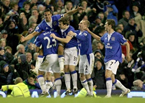 Tim Cahill's Double: Everton's Victory Moment vs. Tottenham in Premier League