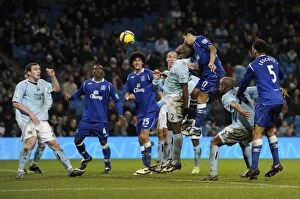 Images Dated 13th December 2008: Tim Cahill's Epic Goal: Everton's First against Manchester City (08/09)