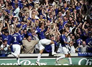 Tim Cahill's Euphoric Goal Celebration: Everton vs. Liverpool