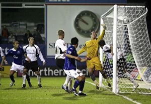 Luton Town v Everton Collection: Tim Cahill's Historic First Goal: Everton vs. Luton Town in Carling Cup Fourth Round, 2007