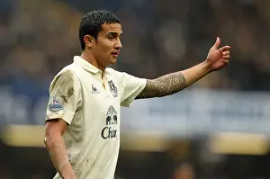 Tim Cahill Prints: Tim Cahill's Thrilling FA Cup Goal: Everton's Upset at Stamford Bridge