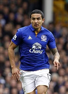 Images Dated 31st March 2012: Tim Cahill's Thrilling Goal: Everton's Victory Over West Bromwich Albion (31 March 2012)