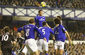 Everton v Chelsea Collection: Tim Cahill's Thrilling Performance: Everton vs. Chelsea (08/09), Barclays Premier League
