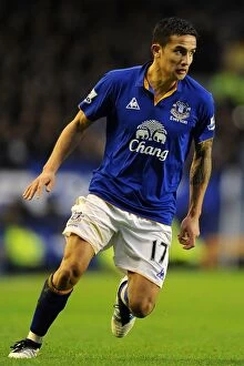 Images Dated 21st January 2012: Tim Cahill's Thunderbolt: Everton's Victory Over Blackburn Rovers