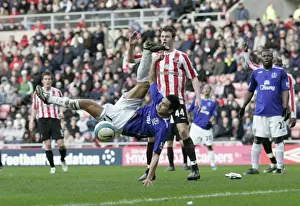 Tim Cahill's Thunderous Shot for Everton vs Sunderland (07/08 Season)