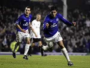 Tim Cahill's Triumphant Goal Celebration: Everton's Game-Changing Moment (Season 05-06)