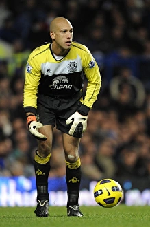 Framed Print : Tim Howard in Action: Chelsea vs. Everton, Barclays Premier League (4 December 2010), Stamford Bridge Framed Print : Tim Howard in Action: Chelsea vs. Everton, Barclays Premier League (4 December 2010), Stamford Bridge