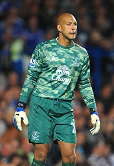 15 October 2011 Chelsea V Everton Prints: Tim Howard in Action: Everton vs