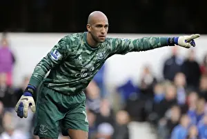 Tim Howard in Action: Everton vs. Queens Park Rangers, Barclays Premier League - Loftus Road (03 March 2012)