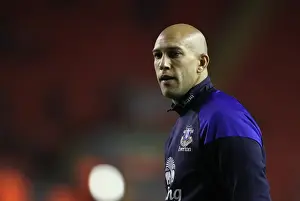 13 March 2012 V Liverpool, Anfield Prints: Tim Howard: Everton vs. Liverpool Showdown at Anfield (13 March 2012)