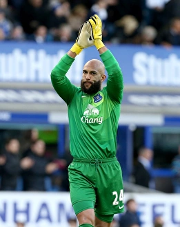 Everton 0 V Tottenham Hotspur 0 : Goodison Park : 03-11-2013 Prints: Tim Howard's Appreciation: A 0-0 Stalemate with Tottenham Hotspur at Everton's Goodison Park (November 3)
