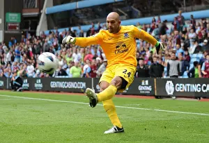 Aston Villa 1 V Everton 3: Villa Park: 25-08-2012 Prints: Tim Howard's Glorious Performance: Everton's Triumph over Aston Villa (3-1)