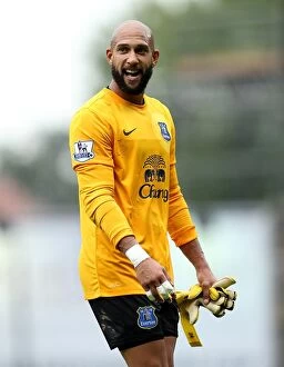 Images Dated 21st September 2013: Tim Howard's Heroics: Everton's Dramatic Comeback Win at Upton Park (2-3)