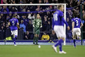 04 January 2012, Everton V Bolton Wanderers Prints: Tim Howard's Surprise Goal: Everton's Unforgettable Victory Over Bolton Wanderers (04 January 2012)