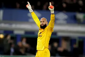 Framed Print : Tim Howard's Triumph: Everton's Barclays Premier League Victory Over West Ham United Framed Print : Tim Howard's Triumph: Everton's Barclays Premier League Victory Over West Ham United