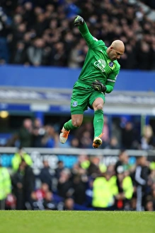 Everton 3 V Swansea City 2 : Goodison Park : 22-03-2014 Prints: Tim Howard's Triumph: Everton's Exhilarating 3-2 Victory Over Swansea City (BPL)