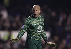 31 January 2012, Everton V Manchester City Prints: Tim Howard's Unforgettable Performance: Everton vs Manchester City (BPL)