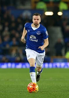 Images Dated 7th December 2015: Tom Cleverley in Action: Everton vs Crystal Palace, Barclays Premier League - Goodison Park