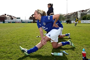 Everton Ladies Prints: Toni Duggan in Action: Everton Ladies vs
