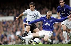Everton vs Chelsea Collection: Tony Hibbert