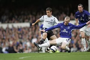 Everton vs Chelsea Collection: Tony Hibbert