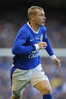 Pre Season Friendly - Everton V AEK Athens - Goodison Park Prints: Tony Hibbert in Action: Everton FC vs AEK Athens - Pre-Season Friendly at Goodison Park