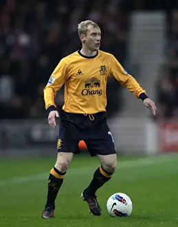 01 May 2012 V Stoke City, Britannia Stadium Prints: Tony Hibbert in Action: Everton vs Stoke City (01 May 2012, Britannia Stadium)