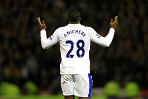 FA Cup Prints: Victor Anichebe's FA Cup Fifth Round Goal Celebration vs Oldham Athletic (Everton 2013)