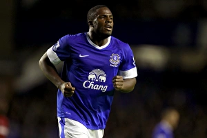 Capital One Cup Prints: Victor Anichebe's Hat-trick Powers Everton to 5-0 Capital One Cup Victory over Leyton Orient (August 29)