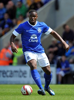 Pre Season Friendly - Morecambe V Everton - Globe Arena Prints: Victor Anichebe's Shining Performance: Everton's Pre-Season Victory over Morecambe at Globe Arena