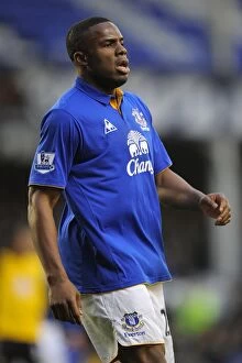 Images Dated 21st January 2012: Victor Anichebe's Thrilling Goal: Everton vs. Blackburn Rovers, Premier League (21 January 2012)