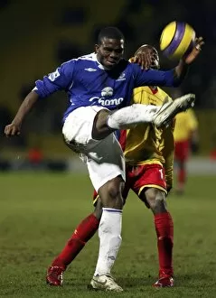 Images Dated 24th February 2007: Watford v Everton - Joseph Yobo in action