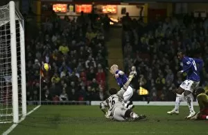 Images Dated 24th February 2007: Watford v Everton - Manuel Fernandes scores