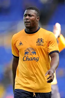 Pre-Season Friendly Prints: Yakubu in Action: Everton vs. Birmingham City (Pre-Season Friendly, 30 July 2011)